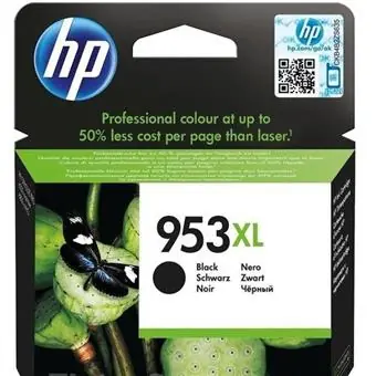 HP 953XL Original Tintenpatrone schwarz / 2000 Seiten