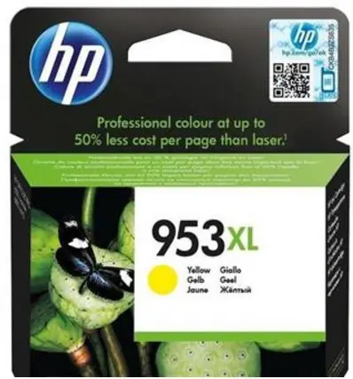 HP 953XL Original Tintenpatrone Gelb / 1600 Seiten