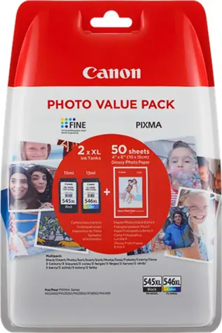 Canon Originalpatrone PG-545XL, CL-546 XL / Value