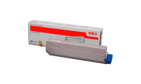 OKI 45862837 Originaltoner / MC873 / 7.300 Seiten / Gelb