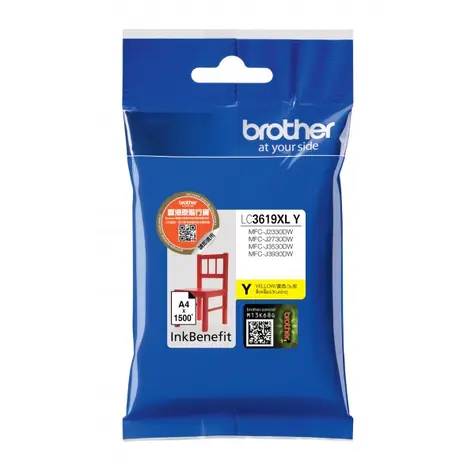 Brother LC-3619XL-Y Originalpatrone gelb / MFC-J2330DW / MFC-J3530DW / MFC-J3930DW / 1500 Seiten 