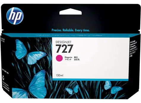 HP B3P20A Originalpatrone 727 lila / DesignJet T920 / 130 ml