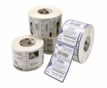 ZEBRA Z-Select 2000T Papieretiketten TT 57 x 32 mm (12 Rollen) / Rolle 127 mm / Rolle 25,4 mm / 2100 Stück / 12 Rollen
