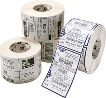 ZEBRA Z-Select 2000T Papieretiketten TT 102 x 127 mm (12 Rollen) / Rolle 25 mm / 565 Stück / 12 Rollen