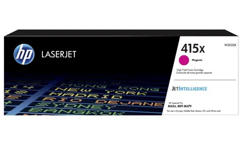 HP 415X Original Toner Lila / für HP Color LaserJet Pro M454dn / 6.000 Seiten