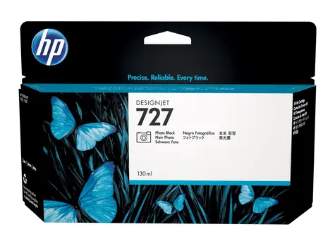 HP B3P23A Originalpatrone 727 Fotoschwarz / DesignJet T920 / 130 ml