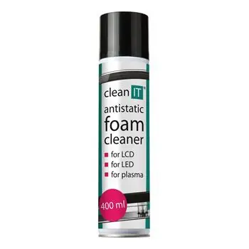 Clean IT Antistatischer Reinigungsschaum für Bildschirme / 400 ml