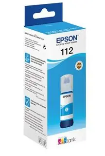 Epson Originaltinte Nr. 112 blau / für EcoTank L6490 & L6460 / 6.000 Seiten