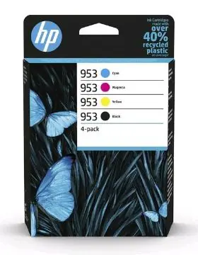 HP 953 CMYK Multipack Original-Tintenpatrone / 900 Seiten + 3x 630 Seiten / CMYK 
