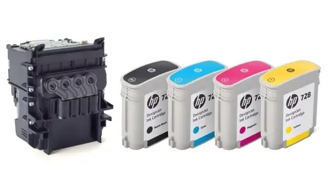 HP F9J81A Original Druckkopf 729 / für HP DesignJet T730 & T830