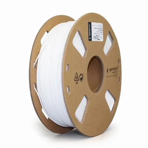 Gembird -Druckschnur 1,75 mm PLA mattweiß 1 kg 