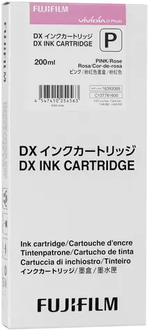 Fujifilm DX Tintenpatrone 200 ml rosa / für Dry Lab DX 100