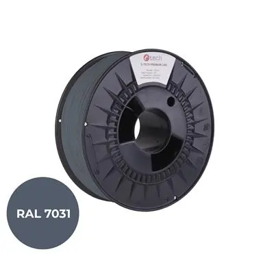 C-tech Premium Line Filament PETG graublau | RAL7031 | 1,75 mm | 1 kg