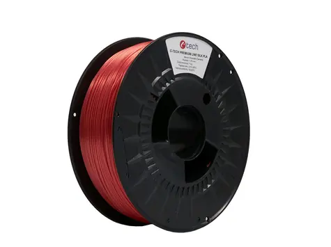C-tech Premium Line Filament Silk PLA orientalisch rot | RAL3031 | 1,75 mm | 1 kg