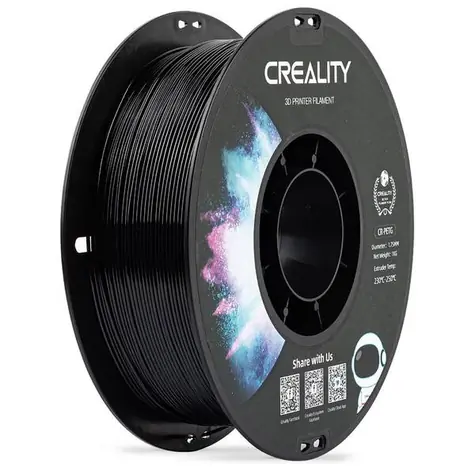 Creality Filament CR-PETG schwarz / Filament für 3D-Drucker / PETG / 1,75mm / 1kg
