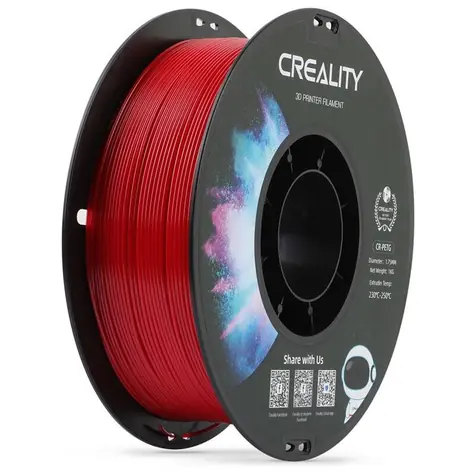 Creality Filament CR-PETG rot / Filament für 3D-Drucker / PETG / 1,75mm / 1kg