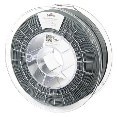 Spectrum 80543 3D-Filament PET-G Matt dunkelgrau | 1,75 mm | 1000 g