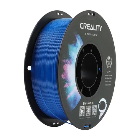 Creality Filament TPU blau / 3D-Druckerfilament / TPU / 1,75 mm / 1 kg