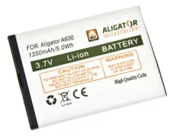 Aligator -Akku Li- ION 1350 mAh / für Aligator A600/A610/A675/A430/A680/VS900