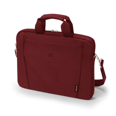 Dicota Slim Case BASE 13-14.1 rot / Laptoptasche / Nylon
