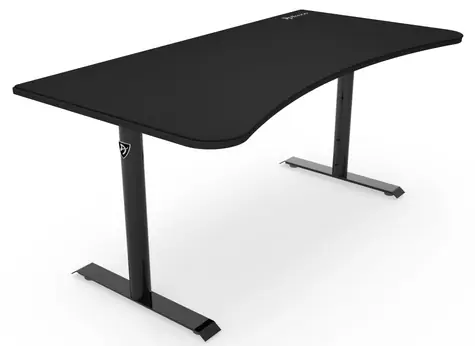 Arozzi ARENA Gaming Schreibtisch schwarz / L: 160cm / B: 71-82cm / H: 71-81cm