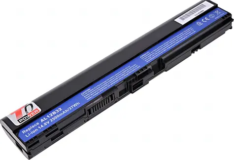 T6 Power Akku für Acer Aspire One 725 / 756 / V5-121 / V5-131 / V5-171 / TravelMate B113-E / 4 Zellen / 2500 mAh