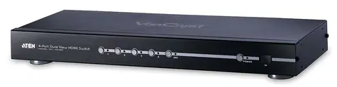 Aten 4- Port -HDMI-Switch 4 HDMI - 2 HDMI / RS-232 / zusätzliches Audio / DO