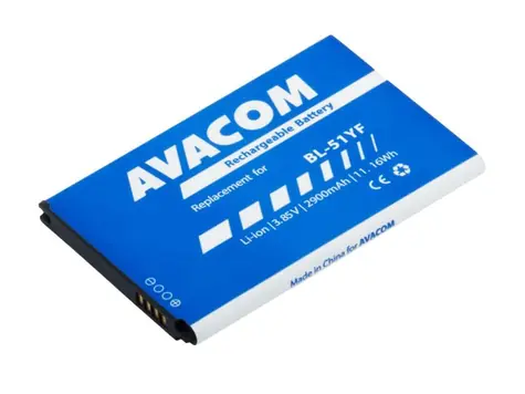 Avacom Akku für LG H815 G4 / Li- ION / 3,85 V / 2900 mAh / Ersatzakku BL-51YF