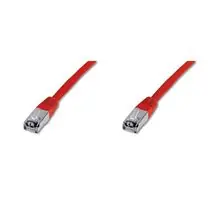S-FTP Digitus Patchkabel 3M rot / Kat. 6/ AWG 26