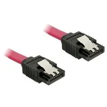 DeLock SATA III Kabel mit Verbindungsschloss 0,1m