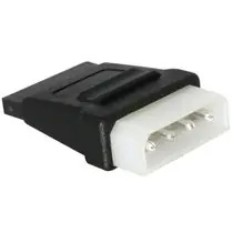 Netzteil Molex 4-Pin Stecker auf 1x SATA 15-Pin gerade