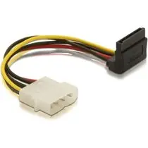 Netzteil Molex 4-Pin-Buchse auf 1x SATA 15-Pin gebogen