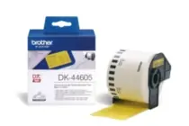 Brother - DK 44605 (Papierrolle gelb 62 mm x 30,48 m) - leicht abnehmbar