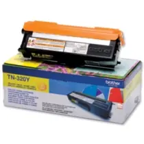 Brother TN-320Y Original Toner / HL-4150CDN, 4570CDW / 1.500 Seiten / Gelb