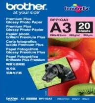 Brother Fotopapier A3, glänzend, 20 Stk
