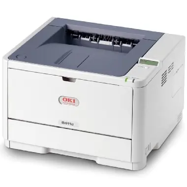 OKI B411d / tiskárna / A4 / 33 stran/min. / 2400 x 600 dpi / duplex / USB 2.0 + LPT 
