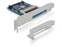SATA II auf CompactFlash-Konverter / intern auf Steckplatz / (+flaches Profil)