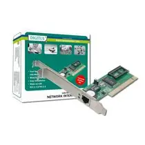 Digitus Fast Ethernet PCI-Karte 10/100 Mbit Realtek WOL