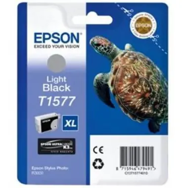 Epson T1577 Hellschwarze Patrone 