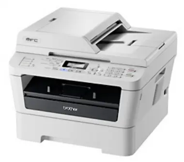 Brother MFC-7360N / černobílá laserová tiskárna / skener / kopírka / fax / A4 / 250+100 listů /  USB / LAN / Bílá