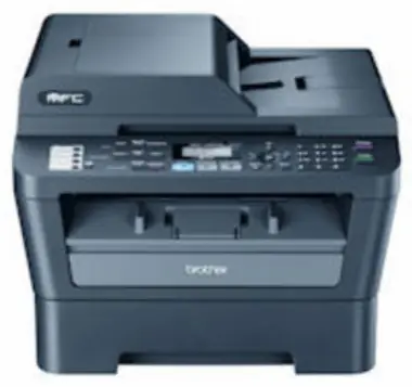 Brother MFC-7460DN / černobílá tiskárna / laserová / A4 / kopírka / skener / ADF /  USB / LAN / duplex / Černá 