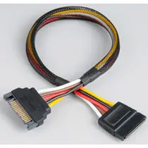 Akasa -Kabel SATA-Stromverlängerung 30 cm