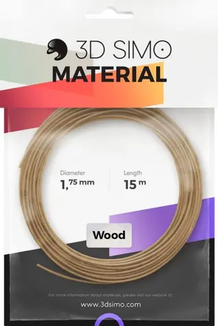 3DSimo Filament HOLZ - braun 15m