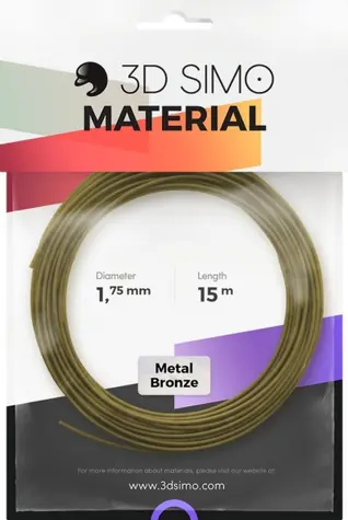 3DSimo Filament METALL - Gold 15m