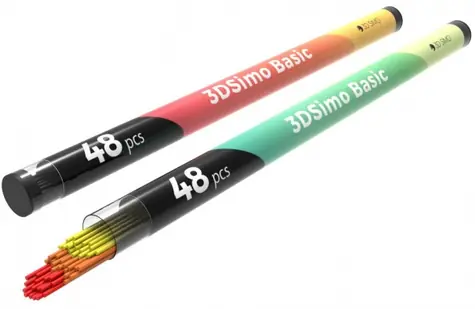 3DSimo Basic Filament PCL1 (Gelb & Orange & Rot)