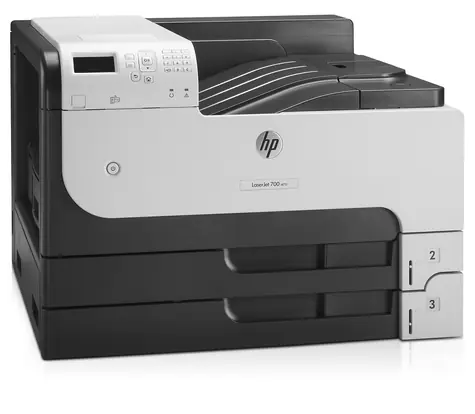 HP LaserJet Enterprise 700 M712dn / Laser Schwarzweiß / 41 Seiten pro Minute / A3 / USB / LAN / Duplex