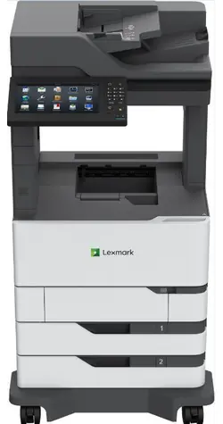 Lexmark MX826ade / Schwarzweiß-Laser-Multifunktionsgerät / A4 / 1200 x 1200 dpi / 66 Seiten/Minute / 2048 MB / Duplikat / LAN / USB