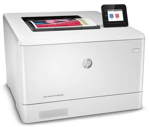 HP Color LaserJet Pro M454dw / Farblaserdrucker / A4 / 600 x 600 dpi / 27 Seiten pro Minute / USB 2.0 / LAN / WLAN