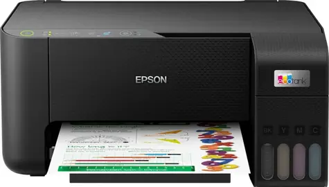Epson EcoTank L3250 schwarz / Tinten-Multifunktion / A4 / 33 Seiten pro Minute / 5760 x 1440 dpi / Drucken & Scannen & Kopieren. / USB und WLAN 