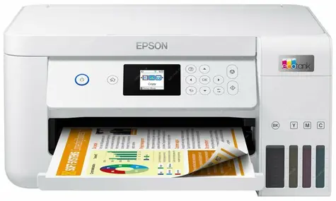 Epson EcoTank L4266 weiß / Tinten-Multifunktion / A4 / 33 Seiten pro Minute / 5760 x 1440 dpi / Drucken & Scannen & Kopieren. / USB und WLAN 